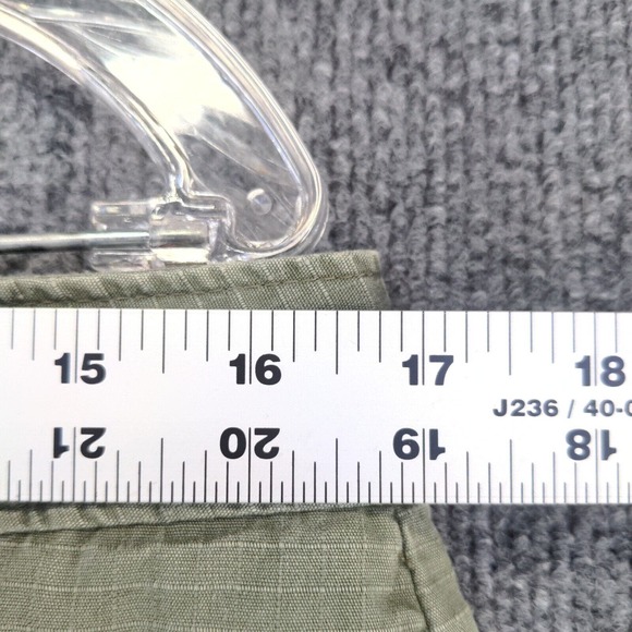 GAP Factory Store Women's Chino Shorts Green Size 12 100% Cotton Slash Pockets - Picture 10 of 12